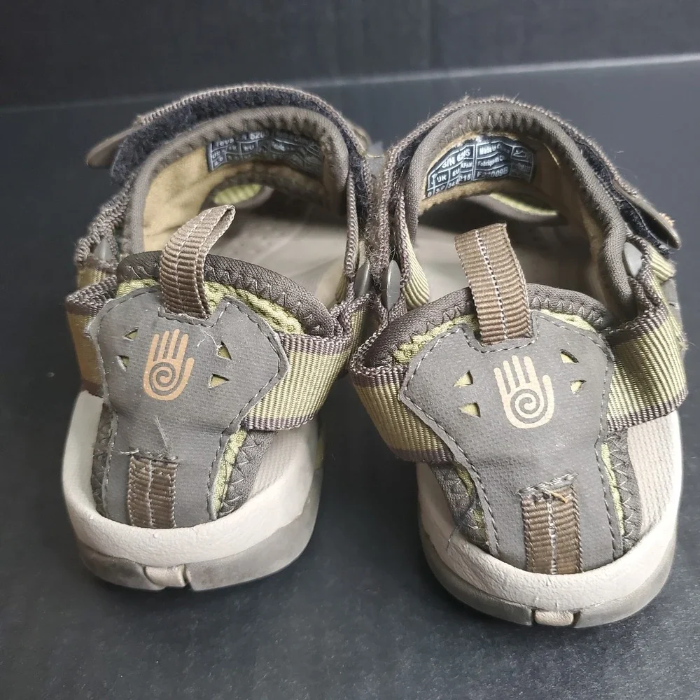 Teva Hiking Sandals Sports Water Green Toachi 6205 Unisex‎ Size 4 Youth Big Kids